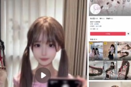抖音 季雨 80W粉 颜值美女 情趣 露脸 道具自慰