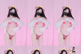 韩国BJ极品巨乳【o111na】乳液揉奶 性感裸舞 粉丝房 6 11V