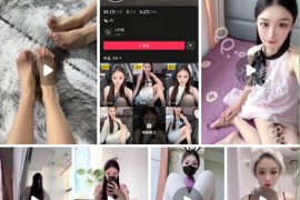 抖音 猪妮妮   付费群定制私拍丝足福利合集 13V