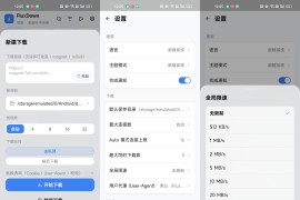 FluxDown 下载界的六边形战士 全速跑满带宽极速下载