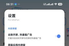 百度网盘 PureDuPan 净化模块内置版｜一键去除全部广告弹窗 清爽无干扰