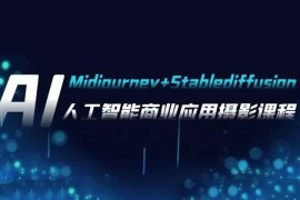 AI摄影【Midjourney+Stablediffusion】，人工智能商业应用摄影课程