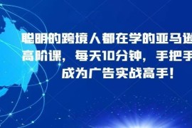 聪明的跨境人都在学的亚马逊广告高阶课，每天10分钟，手把手教你成为广告实战高手