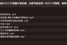 抖店商品卡几十万流量打造实操，从新号起店到一天几十万搜索、推荐流量完整实操步骤