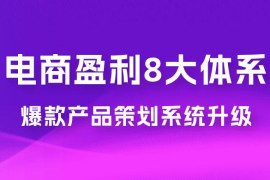 电商盈利8大体系 ·产品做强​爆款产品策划系统升级线上课，全盘布局更能实现利润突破